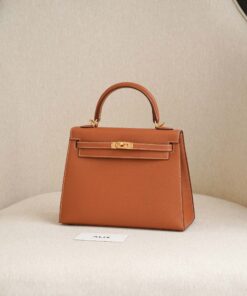 HERMES KELLY - 25 - GOLD - EPSOM - GHW