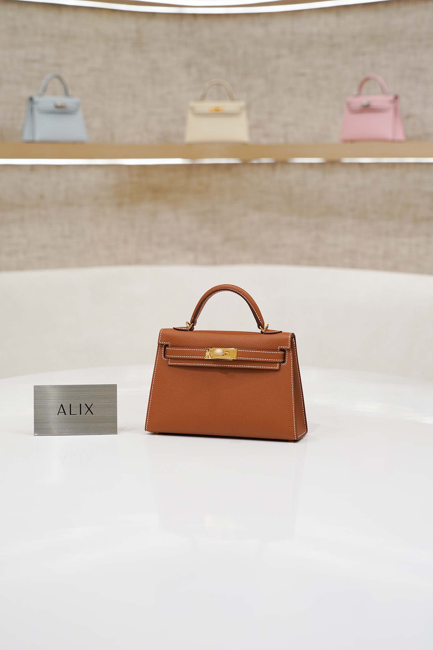 HERMES KELLY - MINI - GOLD - EPSOM - GHW