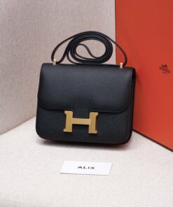 HERMES CONSTANCE - 19 - NOIR - EPSOM - GHW