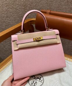 HERMES KELLY – 25 – ROSE SAKURA – EPSOM – GHW