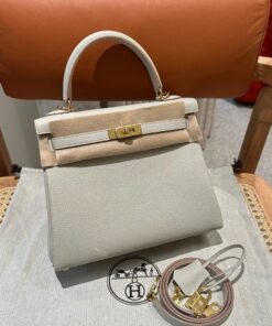 HERMES KELLY - 25 - BETON - TOGO - GHW