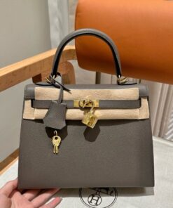 HERMES KELLY - 25 - ETAIN - EPSOM - GHW