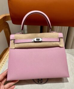 HERMES KELLY - 25 - MAUVE SYLVESTRE - EPSOM - PHW