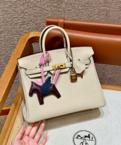 HERMES BIRKIN - 25- NATA - TOGO - GHW