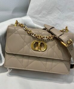 DIOR MISS CARO - MINI - BISCUIT - LAMBSKIN - GOLD