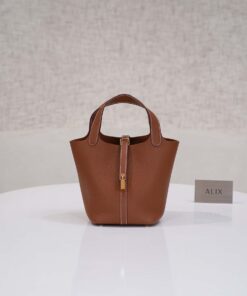 HERMES PICOTIN - 18 - GOLD - CLEMENCE - GHW