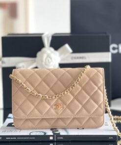 CHANEL WOC - BEIGE - CAVIAR - GOLD