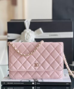 CHANEL WOC - LIGHT PINK - CAVIAR - GOLD CHAMPAGNE