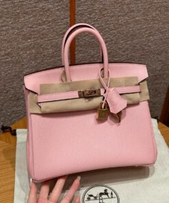 HERMES BIRKIN - 25 - ROSE SAKURA - EPSOM - ROSE GOLD