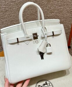 HERMES BIRKIN - 25 - BLANC - SWIFT - PHW