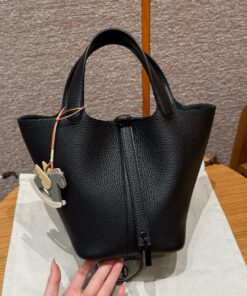 HERMES PICOTIN - 18 - NOIR - CLEMENCE - PVD