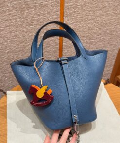 HERMES PICOTIN - 18 - BLUE FRIDA - CLEMENCE - PHW