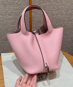 HERMES PICOTIN - 18 - ROSE SAKURA - CLEMENCE - PHW
