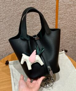 HERMES PICOTIN – 18 – NOIR – CLEMENCE – PHW