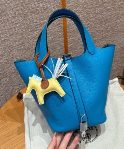 HERMES PICOTIN – 18 – BLUE FRIDA – CLEMENCE – PHW