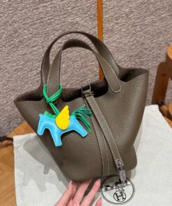 HERMES PICOTIN - 18 - ETOUPE - CLEMENCE - PHW