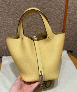 HERMES PICOTIN - 18 - JAUNE POUSSIN - CLEMENCE - PHW