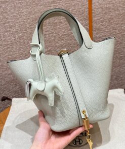 HERMES PICOTIN - 18 - VERT FIZZ - CLEMENCE - GHW