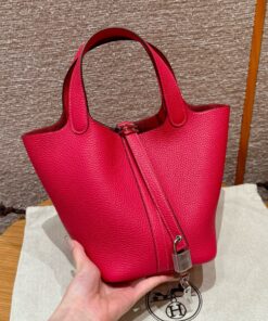 HERMES PICOTIN - 18 - ROSE EXTREME - CLEMENCE - PHW