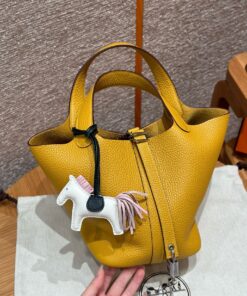 HERMES PICOTIN - 18 - JAUNE AMBRE - CLEMENCE - PHW