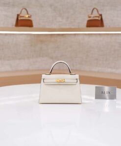 HERMES KELLY - MINI - NATA - EPSOM - GHW