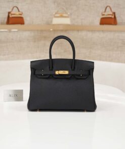 HERMES BIRKIN - 30 - NOIR - TOGO - GHW