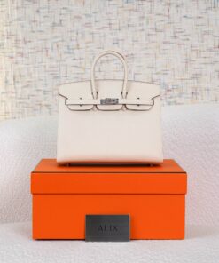 HERMES BIRKIN - 25 - CRAIE - EPSOM - PHW