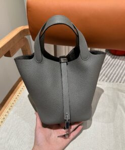 HERMES PICOTIN – 18 – GRIS MEYER – CLEMENCE – PHW