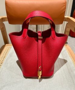 HERMES PICOTIN – 18 – VERMILLON – CLEMENCE – GHW