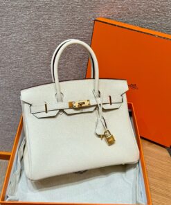 HERMES BIRKIN - 30 - NATA - TOGO - GHW