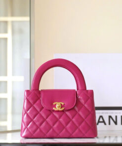 CHANEL KELLY - PINK - SHINY AGED CALFSKIN - GOLD