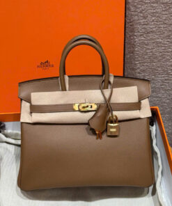 HERMES BIRKIN - 25 - ALEZAN - EPSOM - GHW