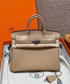 HERMES BIRKIN - 25 - TRENCH & ROSE EXTREME - TOGO - PHW