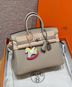 HERMES BIRKIN - 25 - GRIS TOURTERLLE - TOGO - PHW