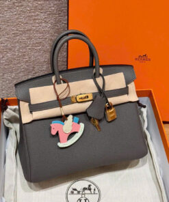 HERMES BIRKIN - 25 - ETAIN - TOGO - GHW