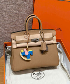 HERMES BIRKIN - 25 - CHAI - TOGO - PHW