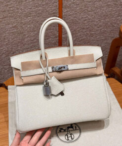 HERMES BIRKIN - 25 - MUSHROOM - TOGO - PHW