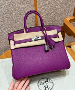 HERMES BIRKIN - 25 - ANEMONE - TOGO - PHW