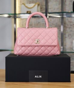 CHANEL COCO – SMALL – PINK – CAVIAR – GOLD CHAMPAGNE