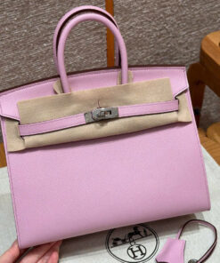 HERMES BIRKIN - 25 - MAUVE - EPSOM - PHW