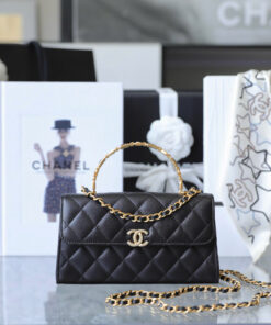 CHANEL KELLY 22B - SMALL - LAMBSKIN - GOLD