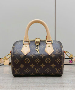 LV SPEEDY BANDOULIÈRE - 20 - BROWN - MONOGRAM CANVAS - GOLD