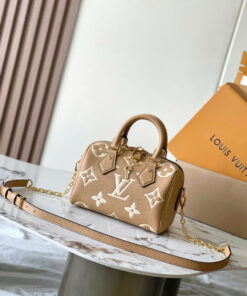 LV SPEEDY BANDOULIÈRE – 20 – ARIZONA – BICOLOR MONOGRAM EMPREINTE – GOLD