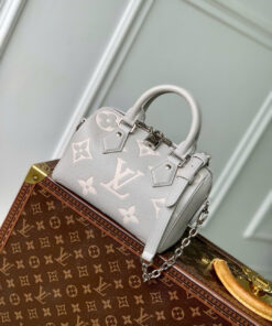 LV SPEEDY BANDOULIÈRE – 20 – BRUME – BICOLOR MONOGRAM EMPREINTE – SILVER
