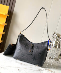 LV CARRYALL - PM - BLACK - MONOGRAM EMPREINTE - GOLD