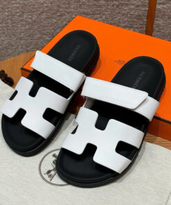 HERMES CHYPRE SANDAL - BLANC - SWIFT