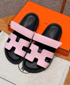 HERMES CHYPRE SANDAL - ROSE CANCAN - SWIFT