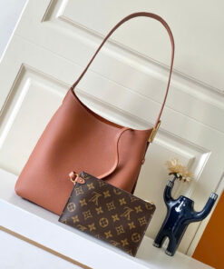 LV LOW KEY HOBO - PM - BROWN COGNAC - SMOOTH CALFSKIN - GOLD