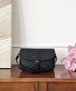 LV DIANE – BLACK – MONOGRAM EMPREINTE – GOLD