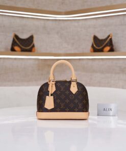 LV ALMA - BB - BROWN - MONOGRAM CANVAS - GOLD